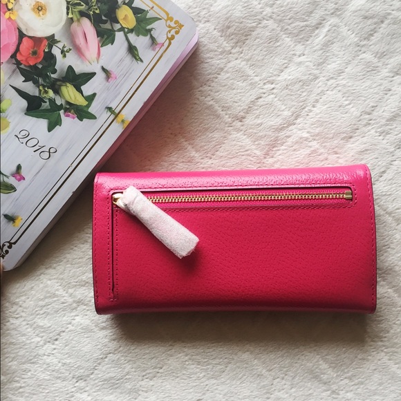Kate Spade Grand Street Nika pink trifold wallet - Picture 4 of 4